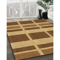 thumbnail image 3 of Ahgly Company Machine Washable Indoor Rectangle Transitional Saddle Brown Area Rugs, 4' x 6', 3 of 7