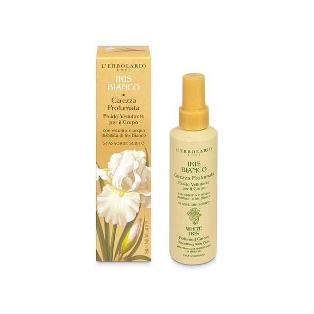 Body Mist L'Erbolario Carícia Perfumada Alisante Íris Branco 150ml