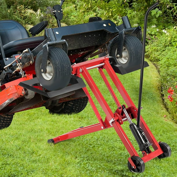 Ride on cheap mower lifter