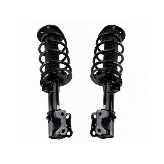 Front Strut and Coil Spring Assembly Set 2 Piece - Compatible with 2016 - 2018 Lincoln MKX 2017