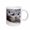 White, variant on 3drose, Gentoo Penguin, 11oz Two-tone Yellow Mug