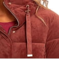 thumbnail image 3 of Isaac Mizrahi Ladies' Velvet Puffer Jacket(Dusty Mauve XL), 3 of 3