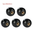 thumbnail image 1 of Chendee 5Pcs Black Round Ball Bakelite Lever Knob M5/6/8/10/12 Machine Tool Replacement,M8X30, 1 of 9