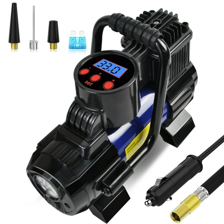 Portable Automobile Inflation Pump with LED Illumination DC 12V Digital  Display Inflator Vehicle Mounted Tire Inflation Pump - China Air Compressor  Pump, Automobile