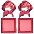 thumbnail image 1 of 4 Uds pañuelo bufanda azafata bufanda cuadrada cuello bufanda para mujer bufandas de cuello, 1 of 5