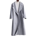 thumbnail image 1 of Maydear Women's Autumn Woolen Coat, Medium-length Style Leisure Double-Faced Wool Coat, 1 of 4