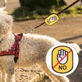 thumbnail image 3 of Miangastore 3Pcs Dog Collar Stickers Custom Dog Stickers Pet Identification Beware Touch Patch Pet Leash Warning Sleeve Warning Tags, 3 of 8