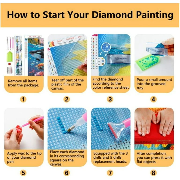TISHIRON Diamond Painting Kits,12x16 inch 5D DIY Colored Tree of Life  Diamond Art Crafts Kit for Adults and Kids Beginners 
