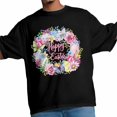 thumbnail image 4 of Camisetas gráficas casuales de manga corta para hombre con diseño de flor, huevo de Pascua y mariposa, 4 of 8