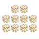thumbnail image 2 of Anillos de pelo trenzado Sunnimix Oro 10 piezas, 2 of 8