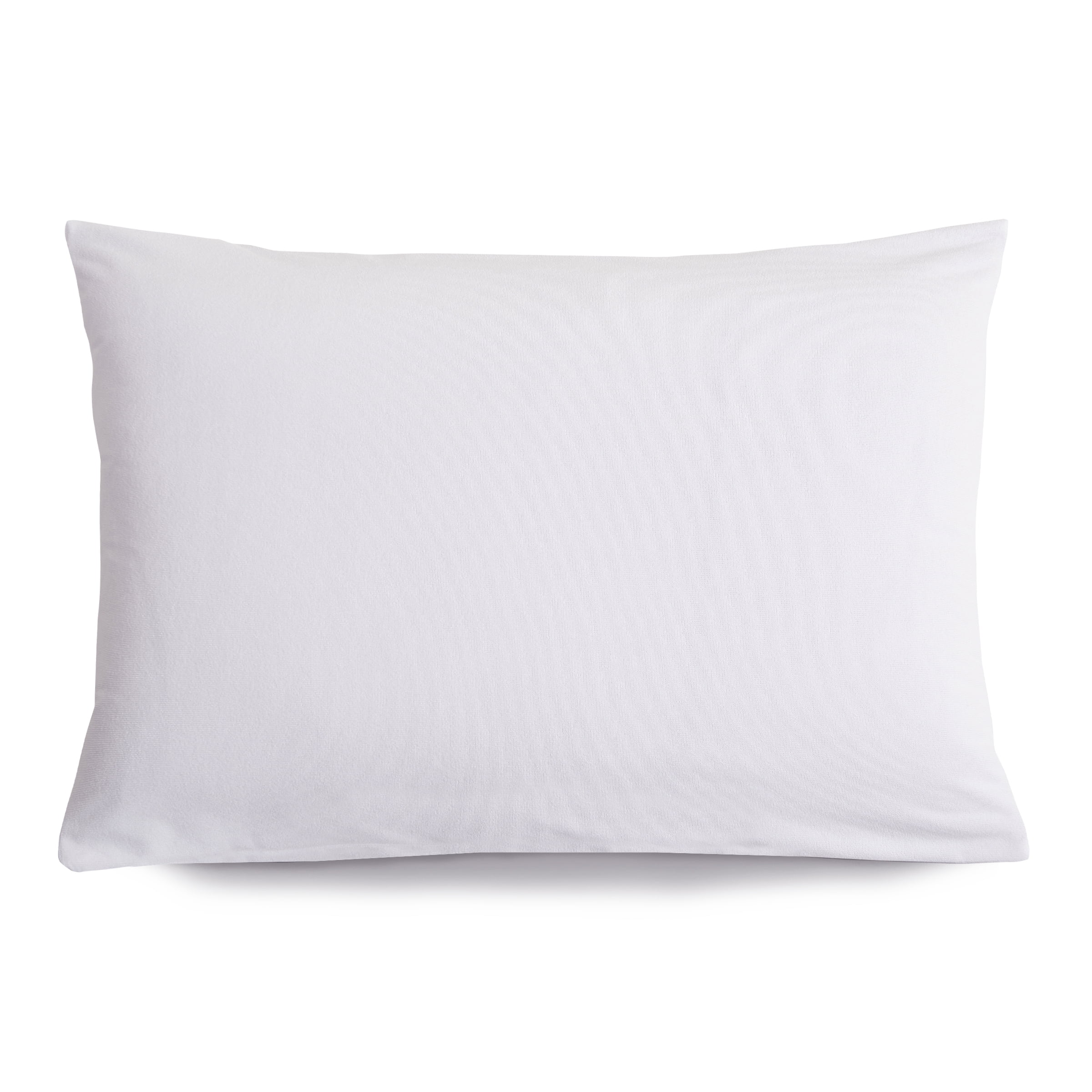 Mainstays Soft Terry Waterproof Zippered Pillow Protector, King, White