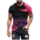 thumbnail image 1 of European And American Round Neck Casual Colorful Style Printed Short Sleeved T-shirt Top XL, 1 of 5