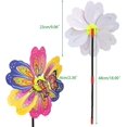 thumbnail image 3 of Windmills for Kids Garden, Wind Spinner Home Garden Decoration Kids Toy - 3D Butterfly Flower Pinwheel, 3 of 5