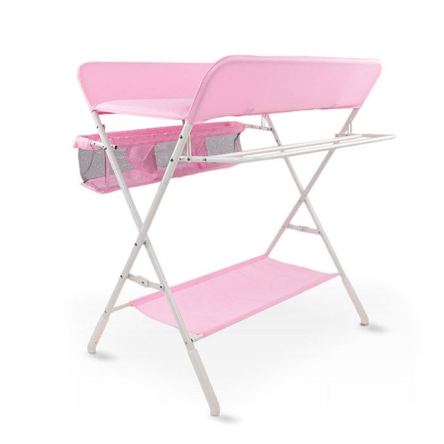 Cambiador de Pañales Plegable Portátil Baby Gaon Color Rosa Claro