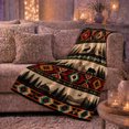 thumbnail image 6 of Rustic Woodland Adventure Featuring Wildlife, Peaceful Mountain Lake Scene, Warm Flannel Blanket for Cabin and Lodge, Outdoor Lovers Camping Gift, Artistic Home Decor, 6 of 9