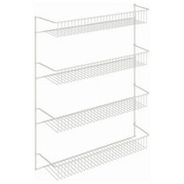 ClosetMaid 4-Tier Door or Wall Mount Rack Organizer, White