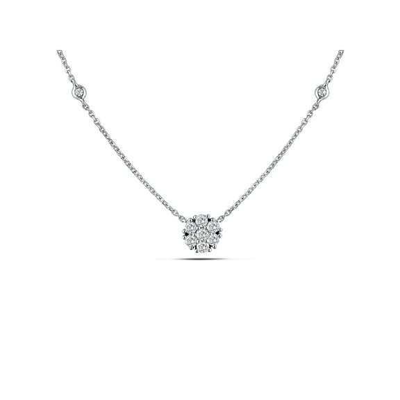 Everly Women's Diamond 14k White Gold Necklace