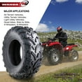 thumbnail image 5 of WANDA UTV ATV Tire 25x12-9 25x12x9 305/65-9 /6PR Lit Mud P373 - 10429, 5 of 6