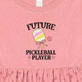 thumbnail image 4 of Inktastic Future Pickleball Player Girls Girls Baby Dress, 4 of 5