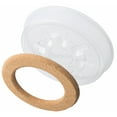 thumbnail image 3 of Orbit, Miracle Gro Brand 8 in. Hybrid Saucer - Clear Plastic with Cork Base, 3 of 5