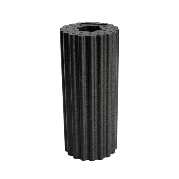 Toystoory Rodillo de espuma hueca EPP Fitness Muscle Relax Masaje para aliviar el dolor Rodillo Brazo Pierna Masajeador de espalda Uniforme atlético negro Toystoory OD0474-01