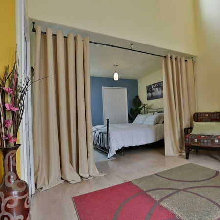 Roomdividersnow Premium Heavyweight Room Divider Curtain 8ft Tall