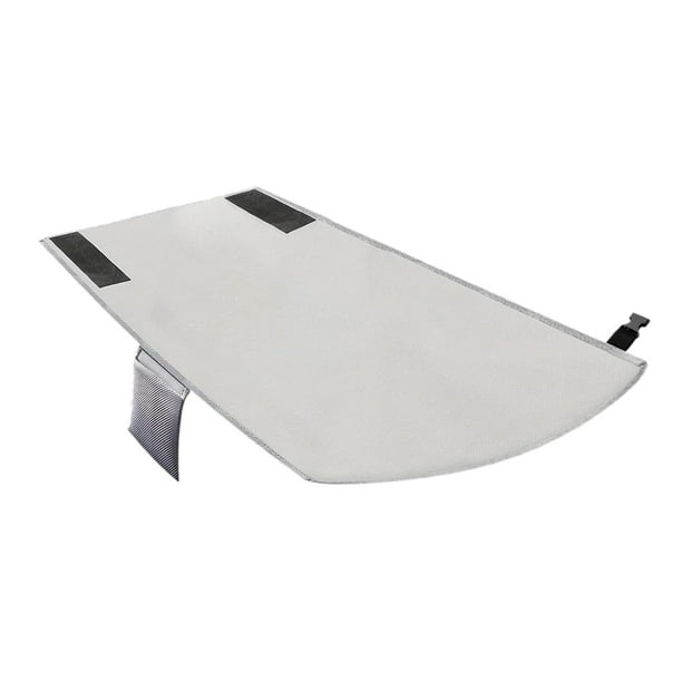 Reposapiés para avión, hamaca para pies para avión, reposapiés ajustable, artículos esenciales de viaje Gris