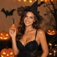 thumbnail image 7 of Hyknon Halloween Pumpkin Broom Hanging Light, Battery Operated Mini Witch Broom Lamp, Jack O Lantern Hanging Ornament, Indoor Mantel Atmosphere Pumpkin Face Broom Light for Halloween Party Decor（ G ), 7 of 7