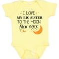thumbnail image 3 of Inktastic I Love My Big Sister to the Moon and Back Boys or Girls Baby Bodysuit, 3 of 5