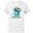 White, variant on Disney Lilo & Stitch Holiday Santa Snowball Fight - Short Sleeve Cotton T-Shirt for Adults - Customized-Navy