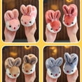 thumbnail image 3 of XIMIN Kid Girl Boy Cute Bunny Warm Winter Slippers Interesting Comfortable Furry Slippers Soft Plush Winter Season Keep Warm Home Slippers, 3 of 6