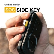 AGM M8 4G Rugged Flip Phone, Large Button Cell Phones for Seniors, Waterproof/Drop-Proof, SOS Side Key, Hearing Aid Compatible, Fast Dialing, 104dB Powerful Speaker, Big Keyboard, Dual SIM, 1500mAh