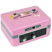 Personalized Pink Dog Cash Box