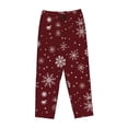 thumbnail image 6 of Fotbe Romantic white snowflakes Women's Pajama Pants,Sleepwear Pants,Pj Bottoms Drawstring And Pockets-X-Large, 6 of 7