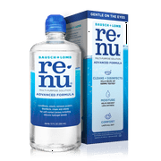 Renu Contact Lens Solution, From Bausch + Lomb 12 fl oz