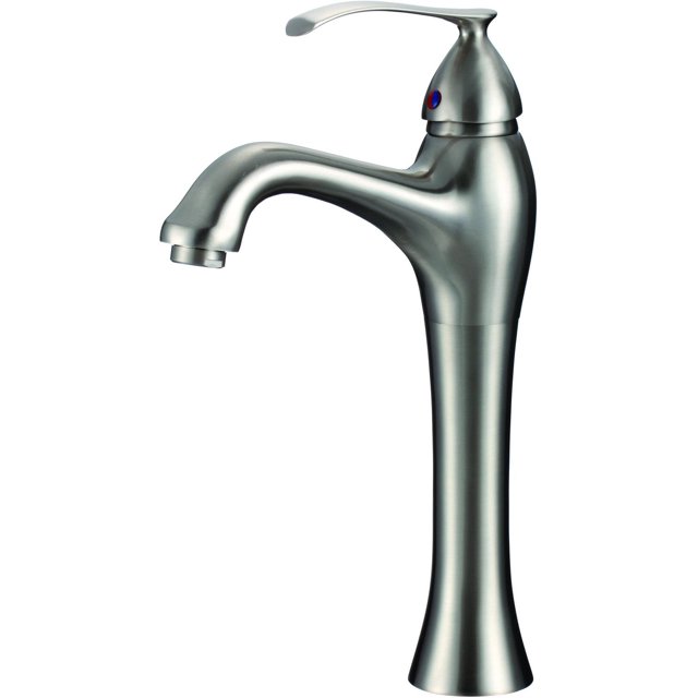 American Imaginations AI-28776 Deck Mount CUPC Approved Lead Free Brass Faucet In Brushed Nickel Color