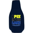 thumbnail image 2 of I Pee In The Lake Beer Bottle Coolie (Navy), 2 of 5