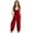 P148 Red, variant on Tfken Girls Overalls Summer Sleeveless Comfy Casual Jumpsuit With Pockets Soft Daily Wear Child Fashion Clothes Size 9-10 Years Black