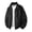 Black, variant on Mens Leather Jacket Retro Biker Plus Size Jacket Casual Loose Trendy Outerwear
