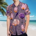 thumbnail image 5 of High Quality Hawaiian Shirts for Men Short Sleeve Aloha Beach Shirt Floral Summer Casual Button Down Shirts Blouses 8K4ESE, 5 of 7