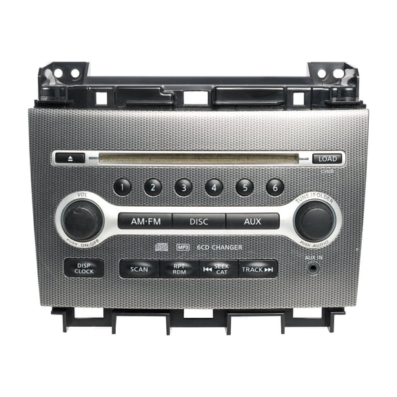 Restored 1 Factory Radio 0910 Nissan Maxima AM FM 6 Disc CD w Aux 281859N72B Face CY61D (Refurbished)