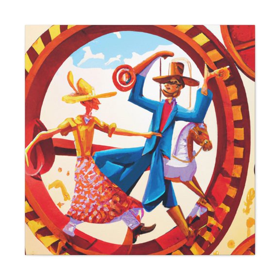 Wheel of Grandeur Wagon - Canvas