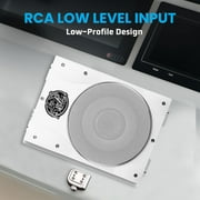 Lanzar Waterproof 1000W Slim Marine Subwoofer, 3 in, White
