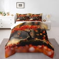 thumbnail image 2 of YST Ensemble de Couette Complète en Érable, Récolte d'Automne et d'Automne, Couette Chaude Réversible, Literie Feuilles d'Arbre pour Enfant Adolescent Adulte, Literie de l\'Action de Grâce Nature avec 2 Housses de Coussin, 2 of 5