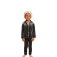 thumbnail image 5 of Family Pjs Matching Sets Christmas Velour Pjs Long Sleeve Button down Festival Party Sleepwear Warm Pjs Matching Pjs for Family, 5 of 5
