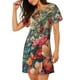 thumbnail image 2 of Fotbe Butterflies In Blooming Garden Bata de Dormir para Mujer con Estampado, Camisón de Algodón de Manga Corta, Ropa de Dormir Casual, 2 of 6