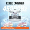 thumbnail image 3 of Limpiador ultrasónico VEVOR para dentaduras postizas, máquina limpiadora de retenedores de 200 ml con luz ultravioleta, máquina de limpieza de 30 W para retenedores, alineadores, 3 of 9