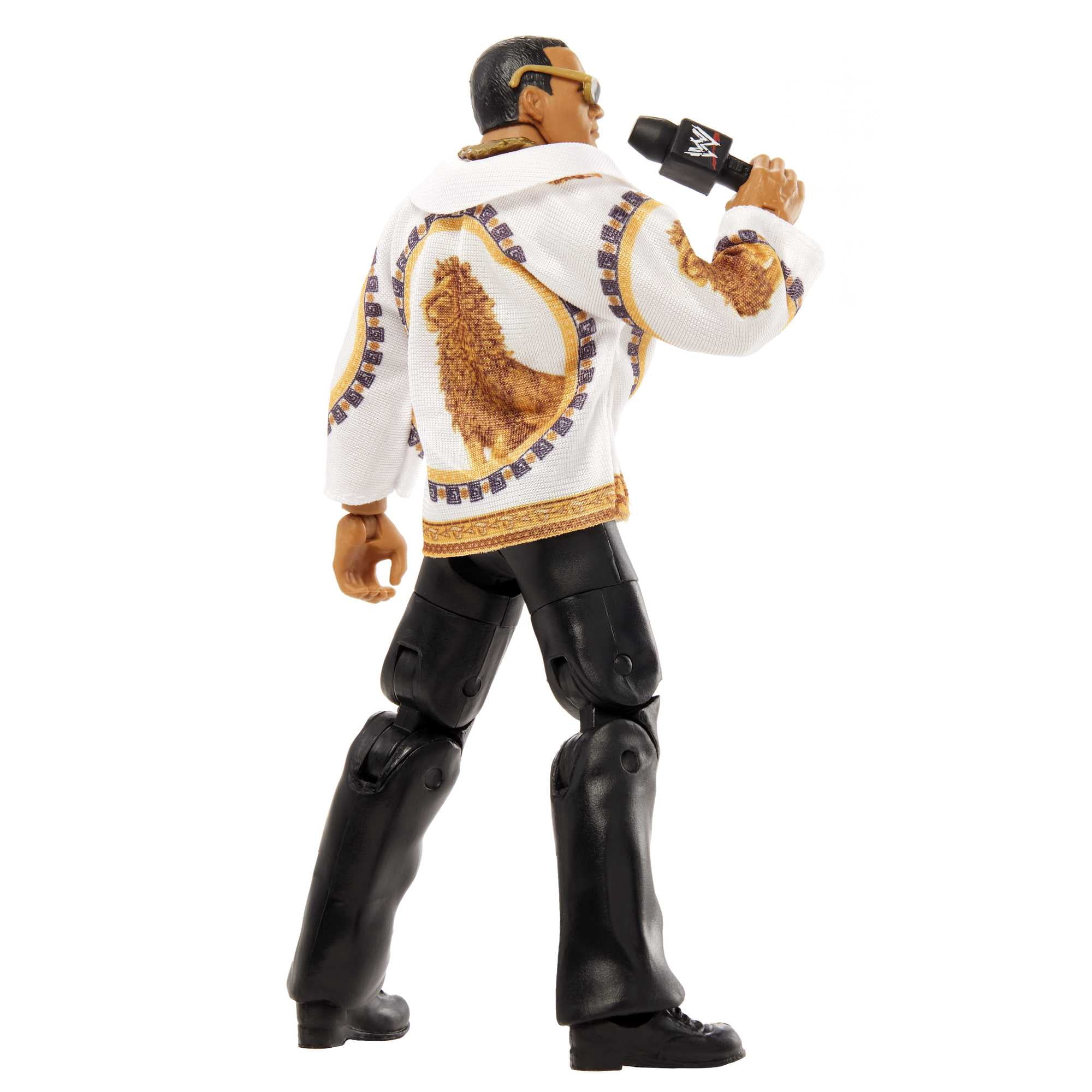 WWE The Rock Elite Collection Action Figure, 6-inch Posable Collectible