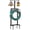 All Black, variant on Garden Hose Holder 4 Spikes Garden Hose Reel Hose Stand Upgraded Water Hose Storage with Tool Hooks Garden Hose Hanger Organizer Holds 160ft Hoses for Outside Yard Lawn, Black