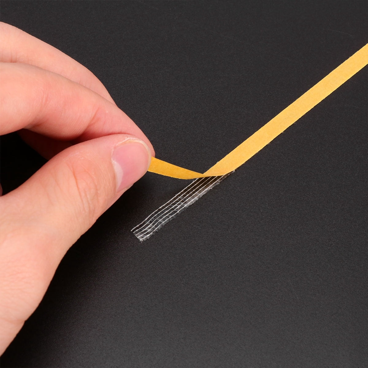 Raindrops 4 Rolls Heavy Duty Double Sided Adhesive Carpet Tape Yellow Painter's Tape for Home and Office